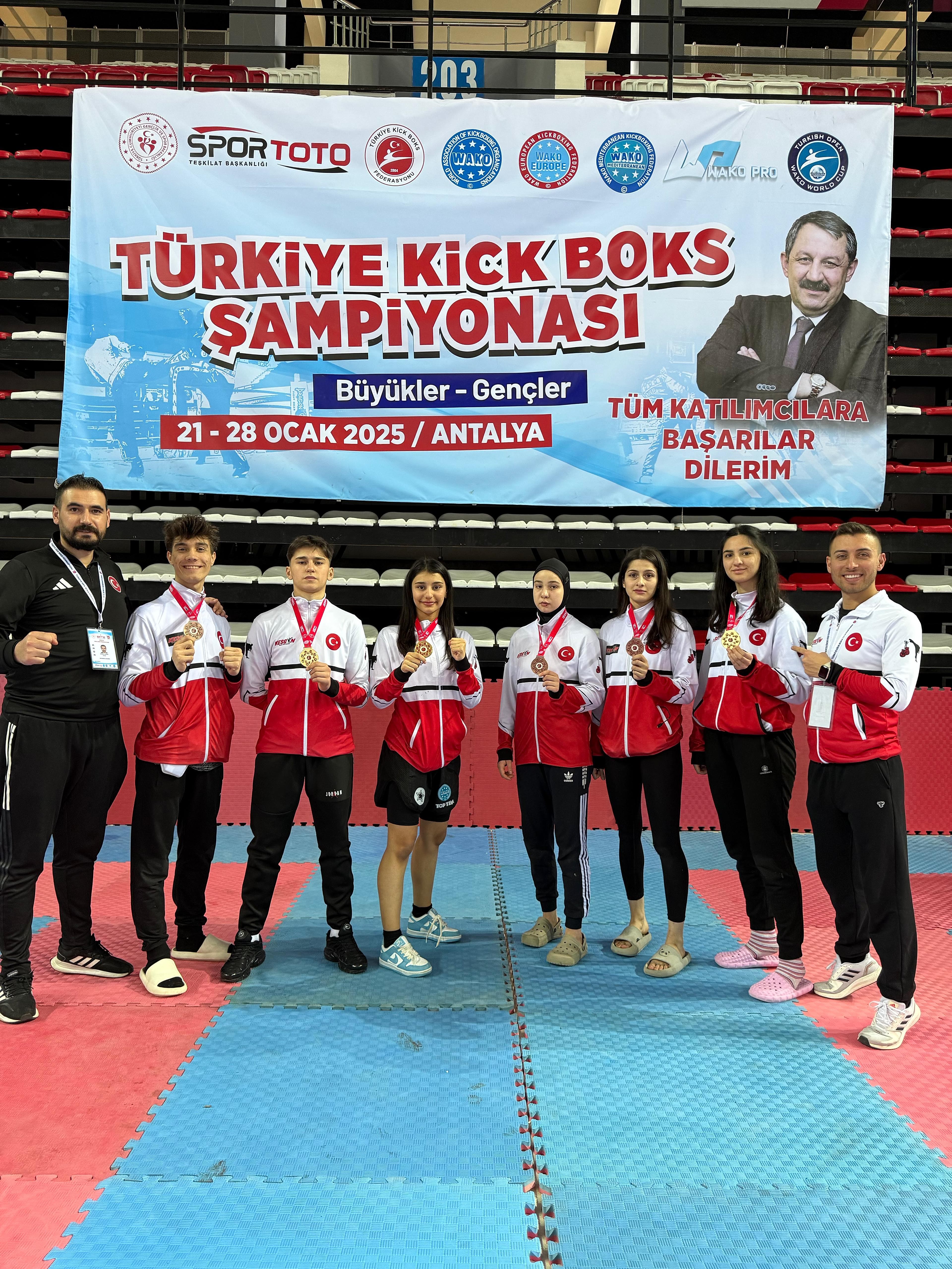 MİLLİ SPORCULARIMIZDAN 3 ALTIN 3 BRONZ (25-29 OCAK 2025 ANTALYA)