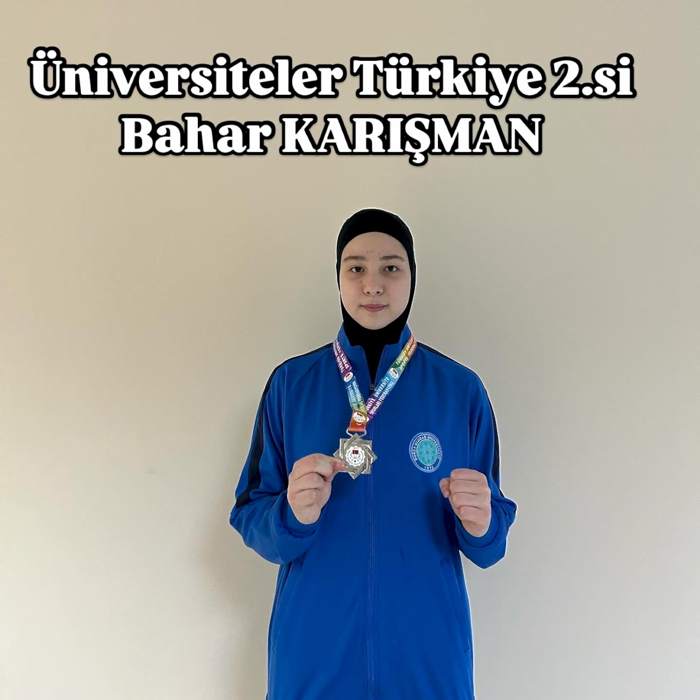 ÜNİVERSİTELER TÜRKİYE 2.Sİ (MİLLİ SPORCUMUZ BAHAR KARIŞMAN)