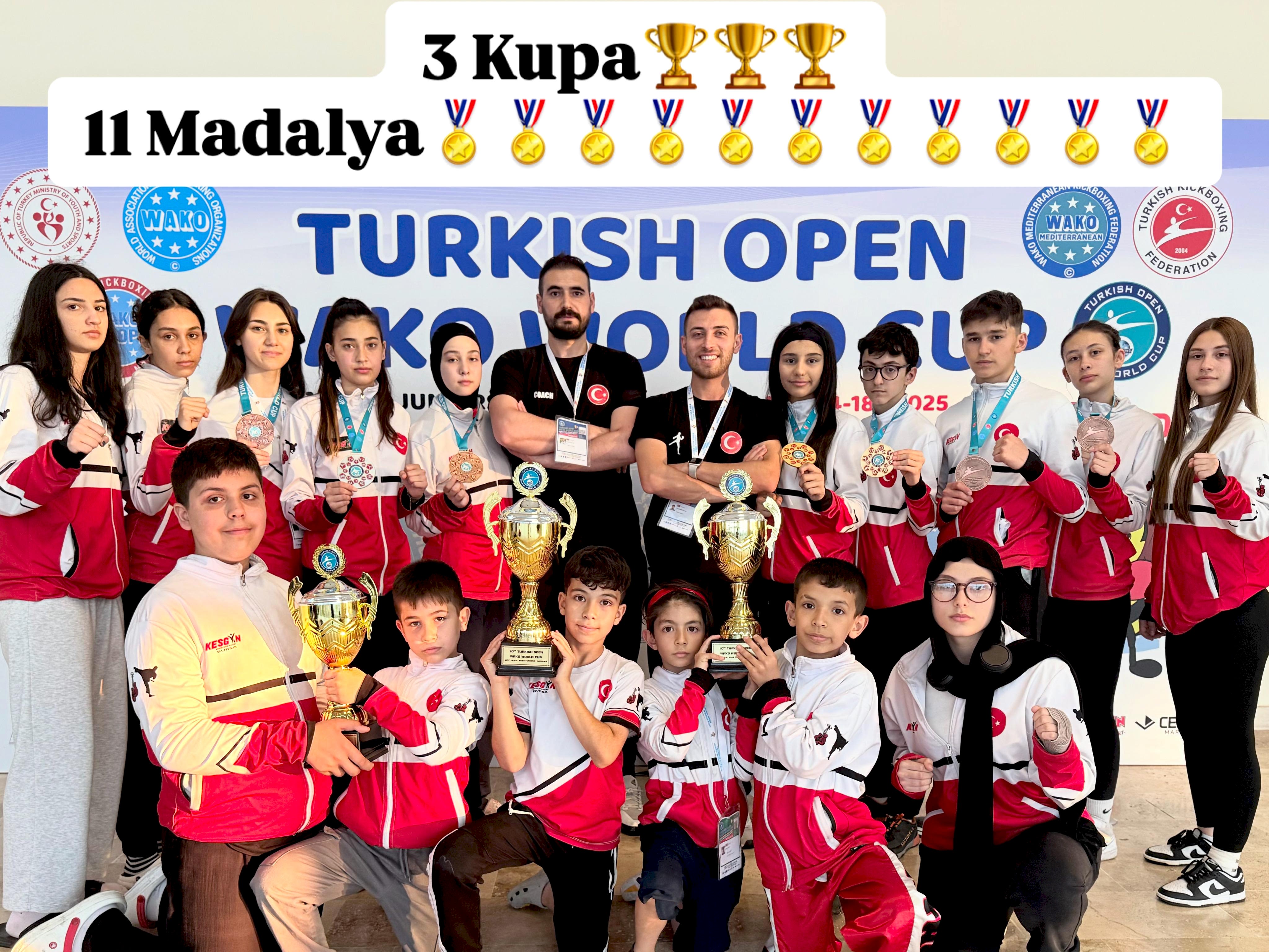 İNTERNATİONAL WORLD CUP  2025 YILI (14-18 MAYIS) ANTALYA KESGİN TEAM  	WORLD CUP ŞAMPİYONASI 3 KUPA  	WORLD CUP ŞAMPİYONASI  11 MADALYA